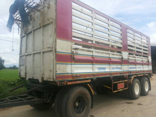 ขายรถพ่วง 22 ล้อ DECA 320 ยูโรทู ปี50 แมคโหลด ไม่ดั้มแม่ลูก3เพลา