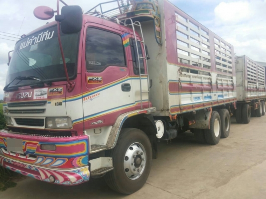 ขายรถพ่วง 22 ล้อ DECA 320 ยูโรทู ปี50 แมคโหลด ไม่ดั้มแม่ลูก3เพลา