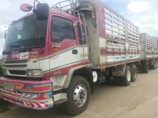 ขายรถพ่วง 22 ล้อ DECA 320 ยูโรทู ปี50 แมคโหลด ไม่ดั้มแม่ลูก3เพลา