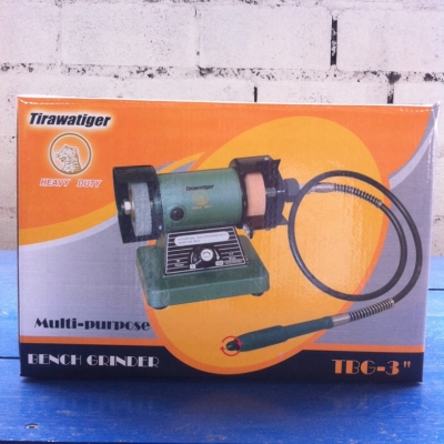 แท่นมอเตอร์หินเจียรเอนกประสงค์ขนาดเล็ก Tiger รุ่น TBG-3