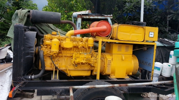 ขายเครื่องปั่นไฟ50kva3เฟส380vพร้อมเทนเลอร์ลากจูงพร้อมใช้งาน