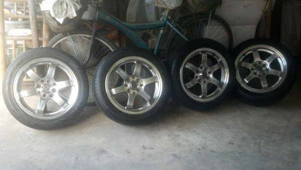 te37 ขอบ 15 พร้อมยางดอกสวยหนาๆ 6900 บาท