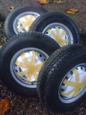 ล้อกะทะ16พร้อมยางบิดโตน205ป้ายแดง ล้อกะทะ16พร้อมยางบิดโตน205ป้ายแดง