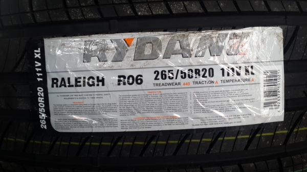 แม็กใหม่ขอบ 20 พร้อมยางใหม่ 265 50 20