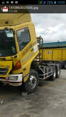 ขายด่วนครับ หัวลาก แก๊ส HINO MECA 260 ปี47 เดิมๆครับ เครื่อง พัง ครับ ขายตามสภาพ ครับ