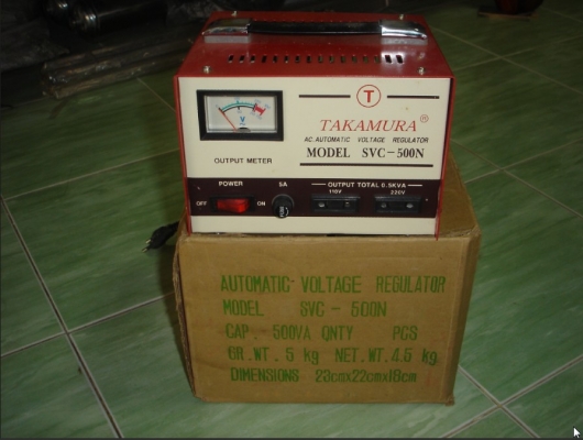 ขายหม้อแปลงไฟ AC 220V - 110V,110v - 220v KONSTAR ขนาด 500VA