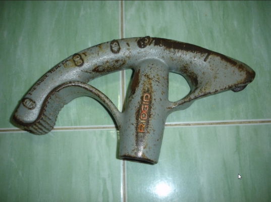 ขายตัวดัดท่อ RIDGID เหล็กหล่อขนาด 3/4" (6หุน)สภาพสวย ผานการใช้งานน้อย