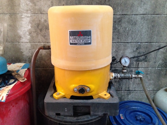 ขายปั้มน้ำอัตโนมัติ mitsubishi 150W สภาพสวย พร้อมใช้งาน ตรวจเช็คแรงดันเรียบร้อย ไม่มีรั่วซึม รับประกันคุณภาพ