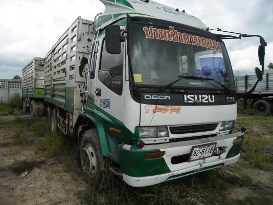 ขายรถพ่วงไม่ดั้มแม่ลูก ISUZU คัสซีหน้ายาวหัว DEGA เครื่อง 260 แรง 2 เพลา เครื่อง ISUZU H6J TURBO คัสซีหน้ายาวแต่ทำแข็งแรงเล่มทะเบียนครบคชุดโอนพร้อม