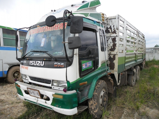 ขายรถพ่วงไม่ดั้มแม่ลูก ISUZU คัสซีหน้ายาวหัว DEGA เครื่อง 260 แรง 2 เพลา เครื่อง ISUZU H6J TURBO คัสซีหน้ายาวแต่ทำแข็งแรงเล่มทะเบียนครบคชุดโอนพร้อม