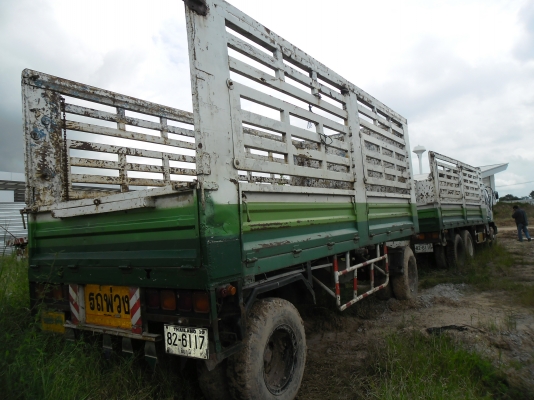 ขายรถพ่วงไม่ดั้มแม่ลูก ISUZU คัสซีหน้ายาวหัว DEGA เครื่อง 260 แรง 2 เพลา เครื่อง ISUZU H6J TURBO คัสซีหน้ายาวแต่ทำแข็งแรงเล่มทะเบียนครบคชุดโอนพร้อม