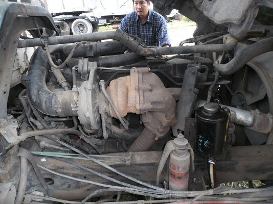 ขายรถพ่วงไม่ดั้มแม่ลูก ISUZU คัสซีหน้ายาวหัว DEGA เครื่อง 260 แรง 2 เพลา เครื่อง ISUZU H6J TURBO คัสซีหน้ายาวแต่ทำแข็งแรงเล่มทะเบียนครบคชุดโอนพร้อม