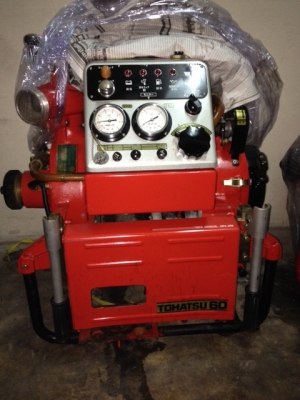 เครื่องสูบน้ำดับเพลิง  มือสอง  สภาพดี  จากประเทศญี่ปุ่น