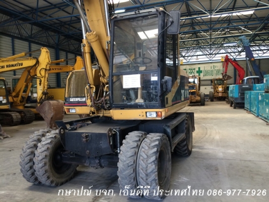 CAT M312 รถขุดล้อยาง นำเข้าตรงจากยุโรป สภาพเยี่ยม ขายถูกครับ