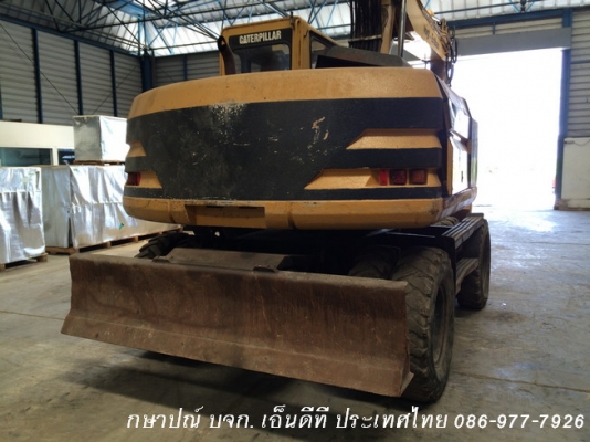 CAT M312 รถขุดล้อยาง นำเข้าตรงจากยุโรป สภาพเยี่ยม ขายถูกครับ