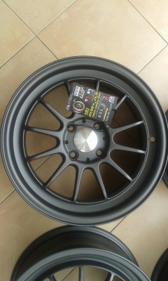 ขายล้อแม็กใหม่ racingtrek c64 15"x7" งานของ apex wheel สนใจติดต่อเล็กคลองสามครับ 081-3747940