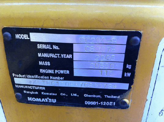 ขายรถแมคโค KOMATSU PC200-8 ไฟฟ้าเต็มเอกสารพร้อม ขายรถแมคโค KOMATSU PC200-8 ไฟฟ้าเต็มเอกสารพร้อม