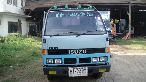ISUZU NKR เทรลเลอร์บรรทุกแม็คโค เครื่อง4BE1(110แรง)เพาเวอร์ รถสวยมาก ดาวน์65000ผ่อน5900/48เดือน