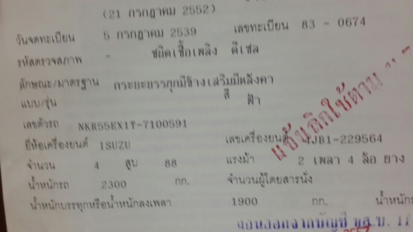 ขาย4อีซูซุ NKR หัวกาตูน  รถห้างแท้ๆ วางเครื่องใหม่ 100 แรงม้า สภาพดีพร้อมใช้