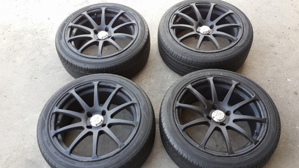 Kreuzer Serie X ล้อแท้ขอบ 16 4รู100 ติดยาง Yokohama(Japan) ปี10