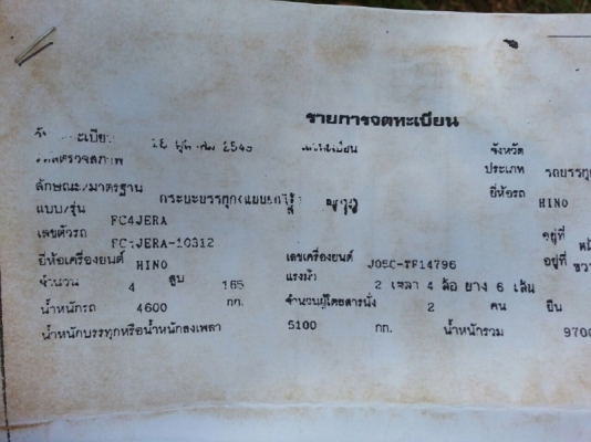 รถฮีโน่ 6 ล้อดั้ม FC4J 170 แรงม้า. ปี 49 ( รถวิ่ง 25x,xxx กม. ) สนใจติดต่อ 081 - 6079515 รถฮีโน่ 6 ล้อดั้ม FC4J 170 แรงม้า. ปี 49 ( รถวิ่ง 25x,xxx กม. ) สนใจติดต่อ 081 - 6079515