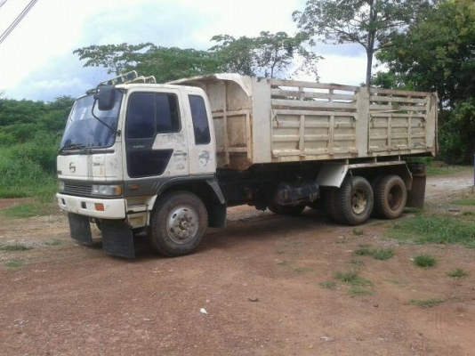 ขายรถบรรทุกสิบล้อดัมพ์ Hino 3H เครื่องเดิม 195 แรง ปี39 หัวเดิมบาง กระบะดัมพ์เหล็ก แชสซีสวย ทะเบียนพร้อม
