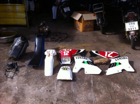 ขายอะไหล่ รถwr200 เครื่องพร้อมชุดไฟขาดลูกสูบ4000 ชุดเปลือก 4000