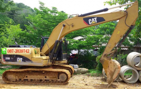 ขายรถแบคโฮ CAT 320 D 4,4XX ชม.