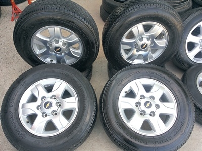 ขายล้อแม็กChevrolet trail blazerขอบ16 พร้อมยาง 4 ล้อ