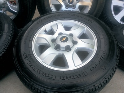 ขายล้อแม็กChevrolet trail blazerขอบ16 พร้อมยาง 4 ล้อ