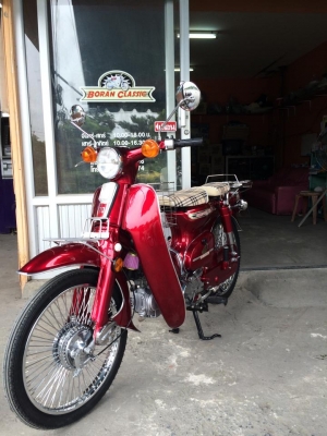 ขายc70เครื่องดรีมสีแดงแก้วสวยๆสีใหม่เงางามทะเบียนภาษี58(ร้านโบราณคลาสสิคเจ้าเก่า)กทมไลท์บางแค