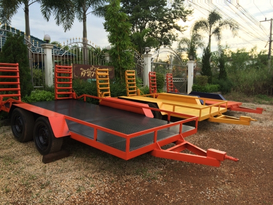 ขายเทรลเลอร์ลากรถเกี่ยว รถแทรคเตอร์ รถแมคโคร