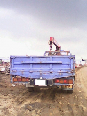 ขายบรรทุกหกล้อ MITSUBISHI FUSO ปี 45 ติดเครน UNIC 5 TON 3 ปลอก เครื่อง 225 แรงม้า