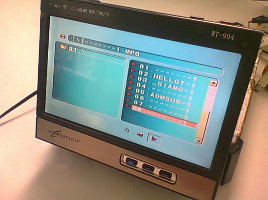 จอมอนิเตอร์สไลท์ WORLDTECH 7 นิ้ว