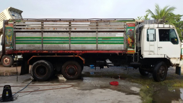 -มิตซูดั้มเพลาเดียว.กะบะเนียม.ไม่มีเครื่องเกียร์อย่างอื่นครบ.ขายตามสภาพครับ-มัดจำแล้วครับ-