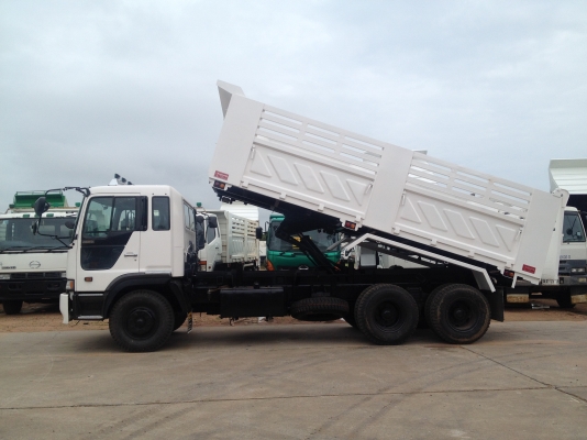 ขาย HINO PROFIA 2เพลาดั้มพ์ เครื่อง K13D 260 แรงม้าระบบน้ำมัน กระบะยาว 6 เมตร กว้าง 2.50 เมตร สูง 1.50 เมตร ดั้มพ์ 15 ตัน รับประกัน เครื่อง เกียร์ แอร์ เฟืองท้ายระบบไฟระบบ เบรค ลมคลัช ช่วงล่าง นาน 1 เดือน มีทั้งแบบเก็บงานใหม่เช็คใหม่และแบบตามสภาพ