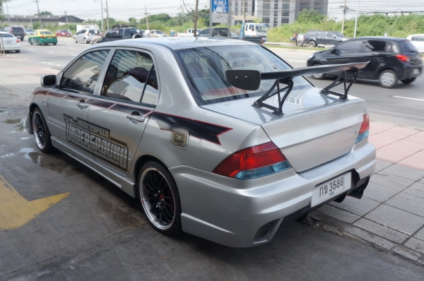 MITSUBISHI CEDIA ปี 2002 รถแต่งสวยๆ ชุดแต่ง EVO 7 รอบคัน ล้อ MAX&quot;17 แต่งงามๆ เบาะแต่งสภาพสวย แอร์เย็น มีจอ TV พร้อม กระจกไฟฟ้า เครื่องวิ่งดี ช่วงล่างแน่น ภายในสภาพสวย จัดไฟแนนได้