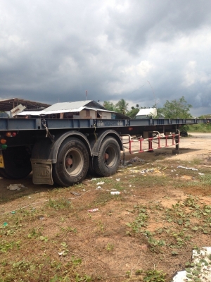 ขายหางพื้นเรียบ 40'2 เพลา