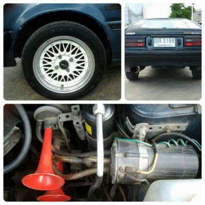 nissan sunnyสามประตู ปี 85 รถสวยสภาพดี