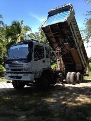รถบรรทุก10ล้อดั๊มพ์ ISUZU FXZ320