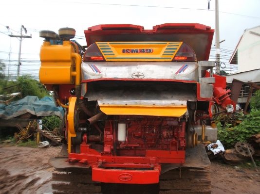 ขายรถเกี่ยวข้าวศักดิ์พัฒนา KM 49 แท้โรงงานเดิมๆ อุ้ม 2.5 ตัน ตัวเดิน 12HT ปั้มไดกินส์ เบอร์ 23