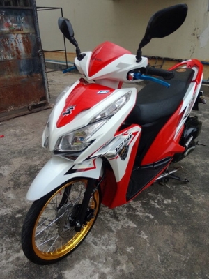 Honda Click125i ลายStreetเครื่องเดิมสนิท..แต่งสวยภายนอกอย่างเดียว ราคาถูกครับ