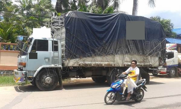 รถบรรทุก 10 ล้อ ISUZU รุ่น ROCKY กระบะรั้วเหล็ก