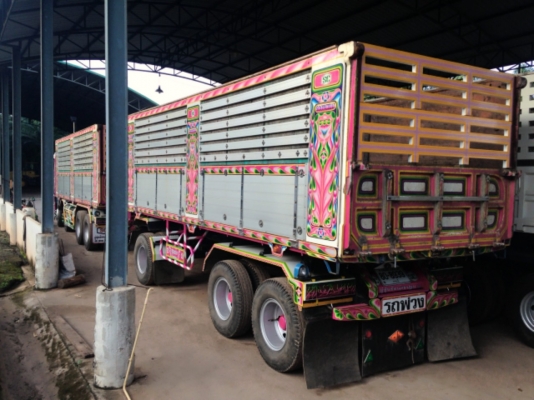 ขายดาวน์รถ 24 ล้อพ่วงแม่ลูกดัมพ์ HINO MEGA 380 แรงม้ารถ 13 เดือน ขายดาวน์ 1115000