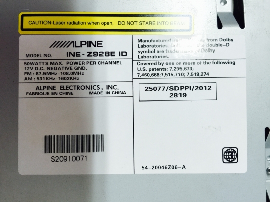 ขายวิทยุ ALPINE รุ่น INE-Z928E จอ 8"ตัวTOP สุดสภาพสวยมาก ขายวิทยุ ALPINE รุ่น INE-Z928E จอ 8"ตัวTOP สุดสภาพสวยมาก