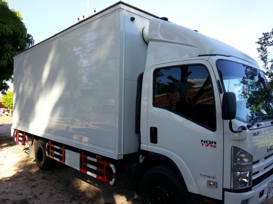 ขายด่วน 6 ล้อตู้แห้ง ยาว 5.5 เมตร อีซูซุ NQR 175 แรงม้า ปี 53 ยูโร 3