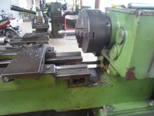 เครื่องกลึง 5 ฟุต 2 เพลา เกียร์บล็อก พร้อมใช้ เดินฟิต ปาดหน้าเรียบได้ กลึงเกลียวได้ 56,000