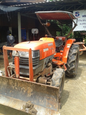 รถคูโบต้าL4508พร้อมใบมีดพร้อมโรตารีพร้อมผาน