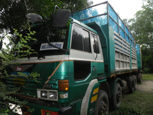 ขายรถพ่วงดั้มแม่ลูก HINO 270 แรงเครื่อง EP TURBO แม่12ล้อเครื่องดียางดีคัสซีสวย