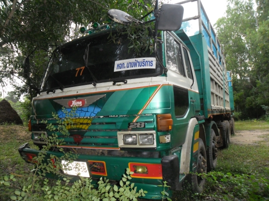 ขายรถพ่วงดั้มแม่ลูก HINO 270 แรงเครื่อง EP TURBO แม่12ล้อเครื่องดียางดีคัสซีสวย